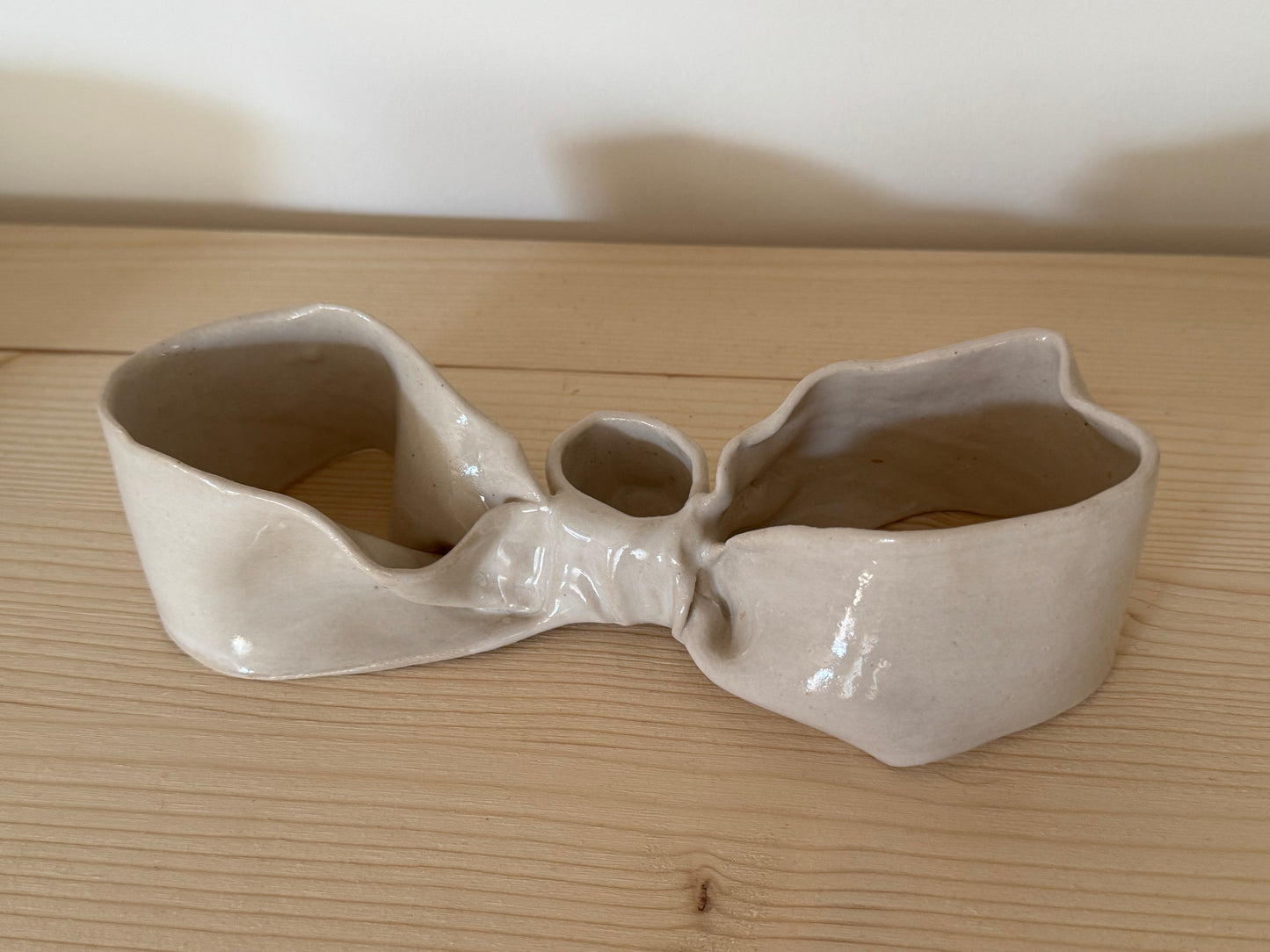 Large Bow Candle Holder